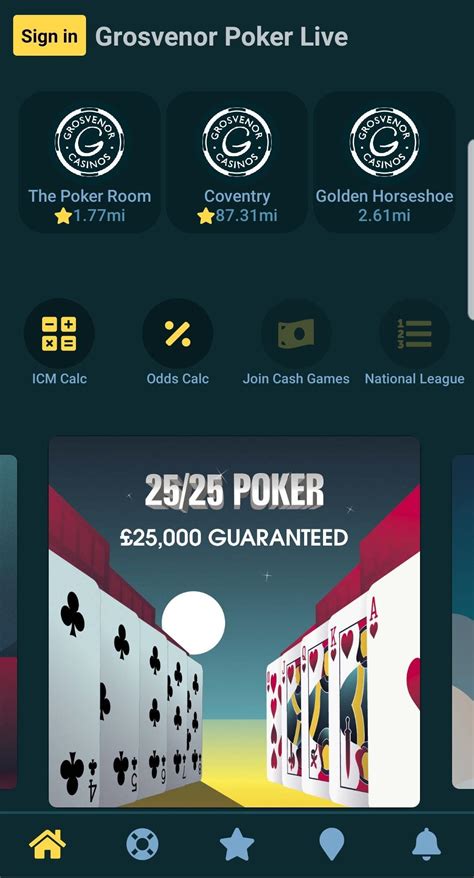 grosvenor online poker  For the welcome bonus, the Grosvenor Casino offers ₤20